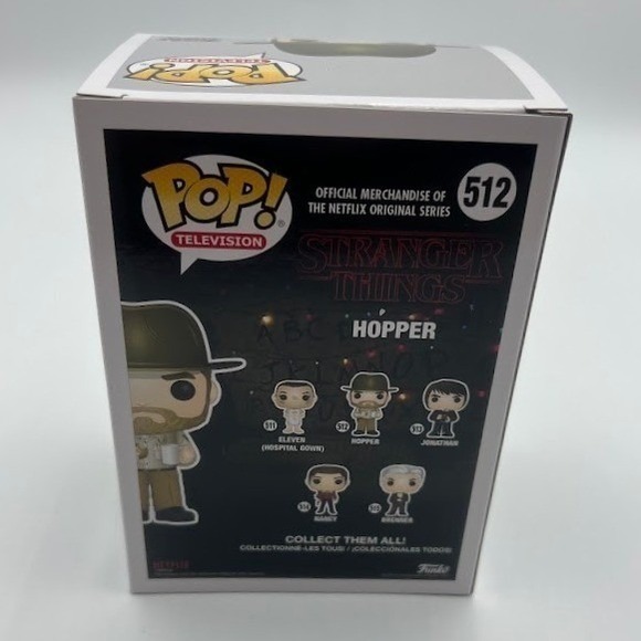 Funko Pop Stranger Things Hopper 512 Vinyl Figure - Picture 4 of 6